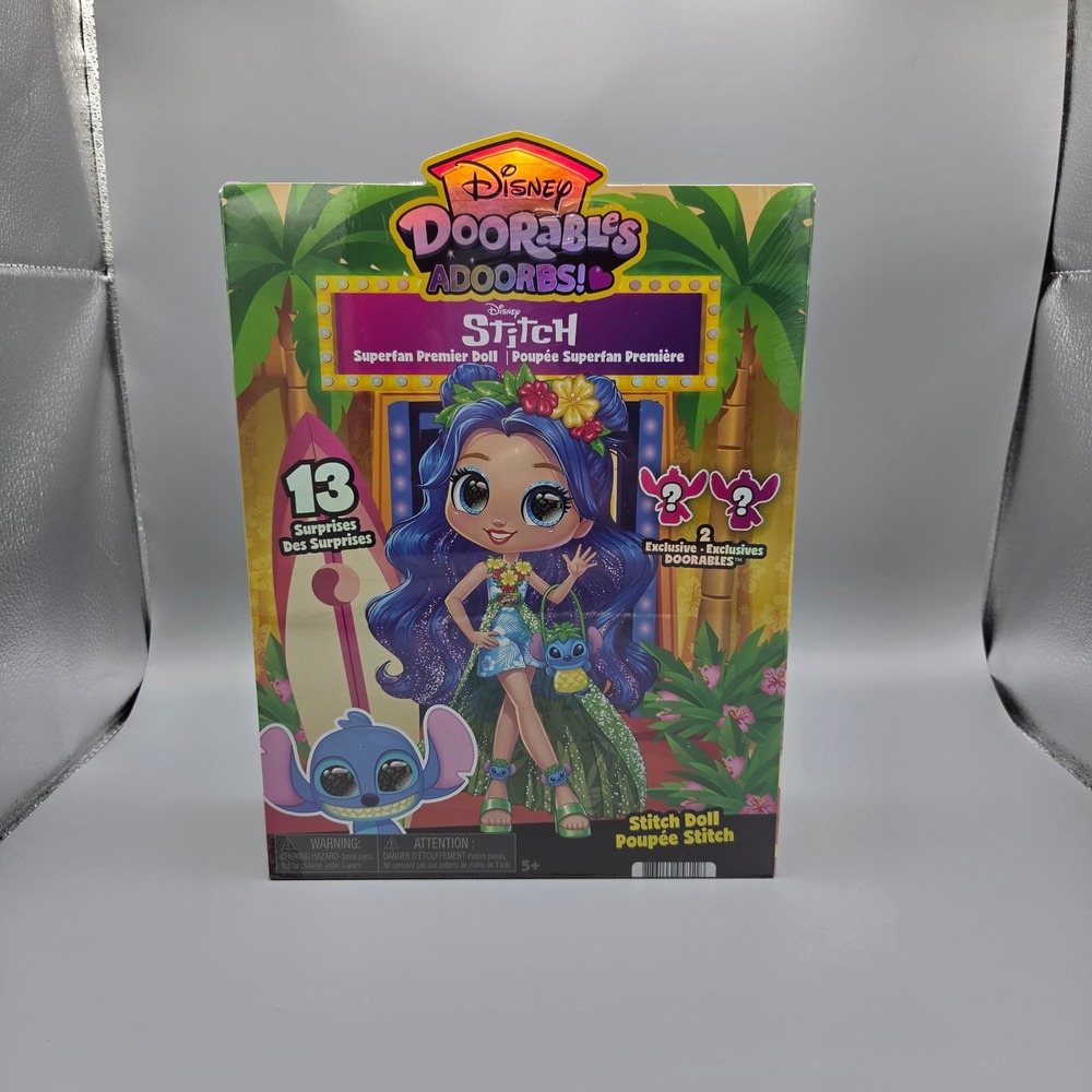 Disney Doorables Adoorbs Stitch Superfan Premier Doll 13 Surprises New Sealed